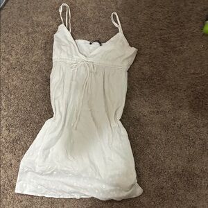 Brandy Melville White Eyelet Dress Top